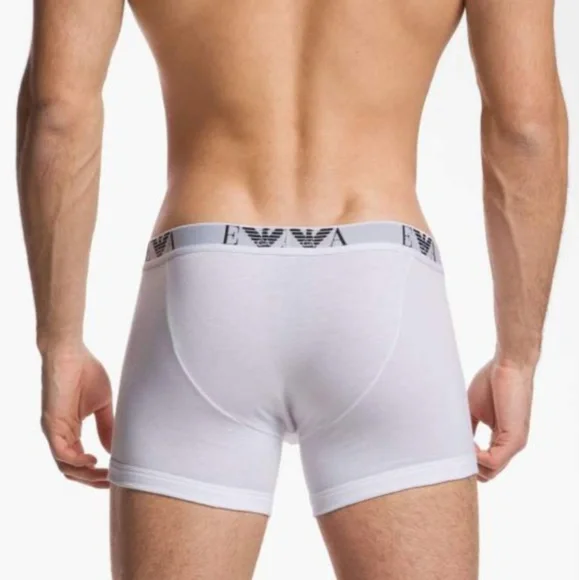 💋5 for $49 • NWOT EMPORIO ARMANI COTTON BOXER BRIEFS - Picture 4 of 7